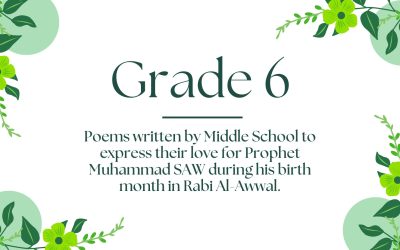 Grade 6 English Poems